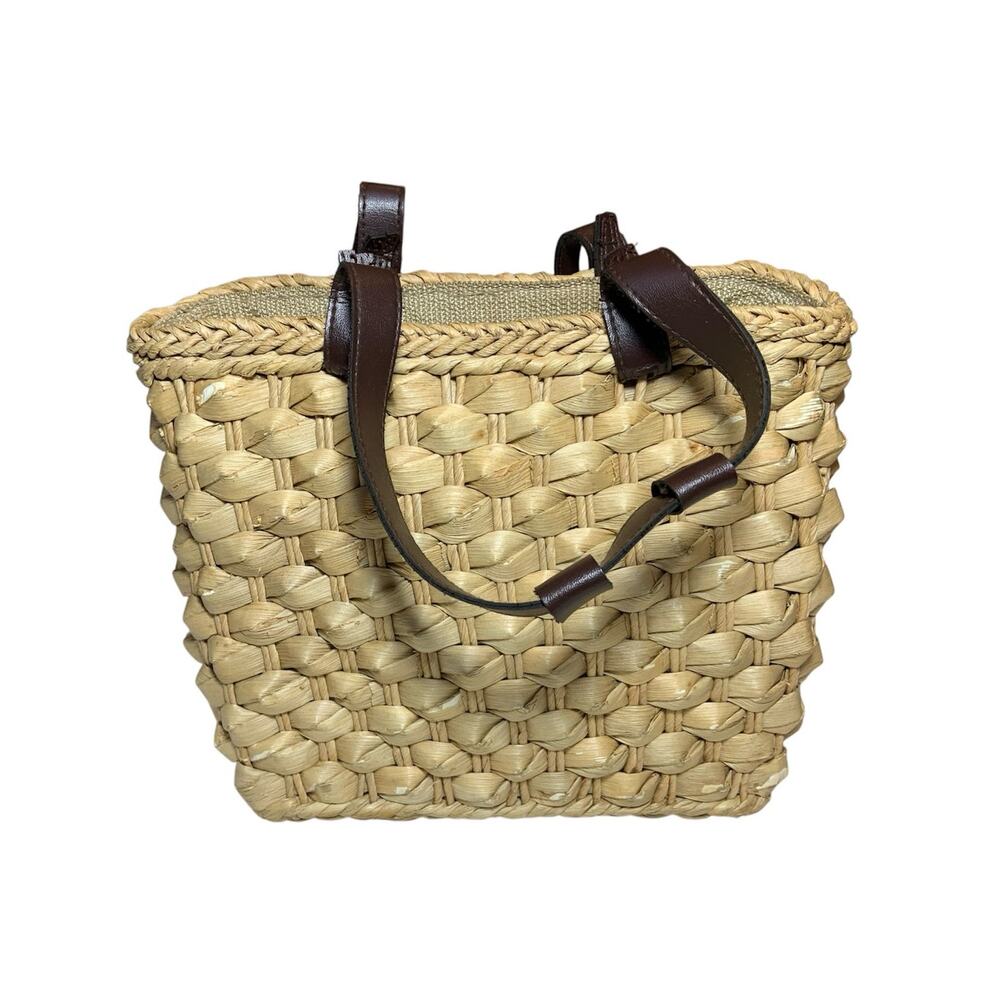 Women's Jordan Accessories N.Y.C Woven Straw Basket Weave Mini Tote Bag Small